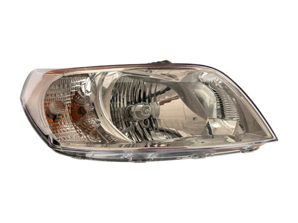 Фара правая  Chevrolet  Aveo 2006-2012  рестайлинг, механический корректор, хромированный отражатель, ХЭТЧБЕК  Китай (TW)