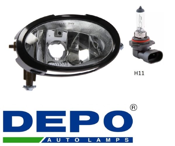 Фара противотуманная правая  Mazda  3 2003-2009  до рестайлинга, STANDARD VERSION  DEPO (Тайвань SH)