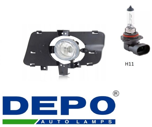 Фара противотуманная левая  Mazda  3 2003-2009  до рестайлинга, SPORT TYPE  DEPO (Тайвань SH)