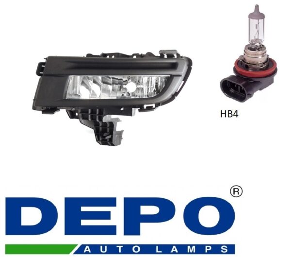 Фара противотуманная левая  Mazda  3 2003-2009  рестайлинг, STANDARD VERSION  DEPO (Тайвань SH)