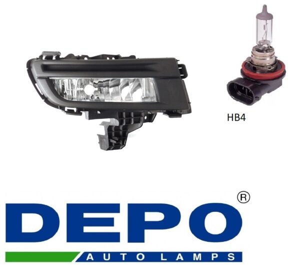 Фара противотуманная правая  Mazda  3 2003-2009  рестайлинг, STANDARD VERSION  DEPO (Тайвань SH)