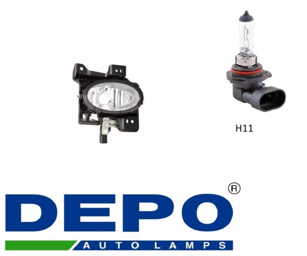Фара противотуманная правая  Mazda  3 2003-2009  рестайлинг, STANDARD VERSION,  DEPO (Тайвань SH)
