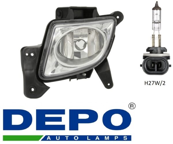 Фара противотуманная левая  Hyundai  i30 2007-2012  до рестайлинга  DEPO (Тайвань SH)