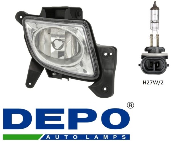 Фара противотуманная правая  Hyundai  i30 2007-2012  до рестайлинга  DEPO (Тайвань SH)