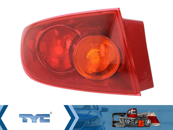 Фонарь задний левый  Mazda  3 2003-2009  наружный в крыло, СЕДАН  Тайвань (TYC)