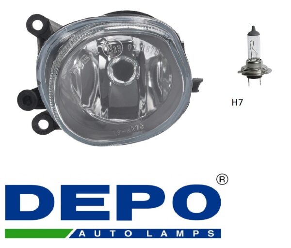 Фара противотуманная левая  Audi  A3 1996-2003  до рестайлинга  DEPO (Тайвань SH)