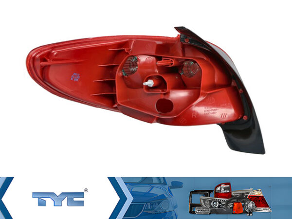 Фонарь задний правый  Peugeot  206 1998-2009    Тайвань (TYC) — изображение 2