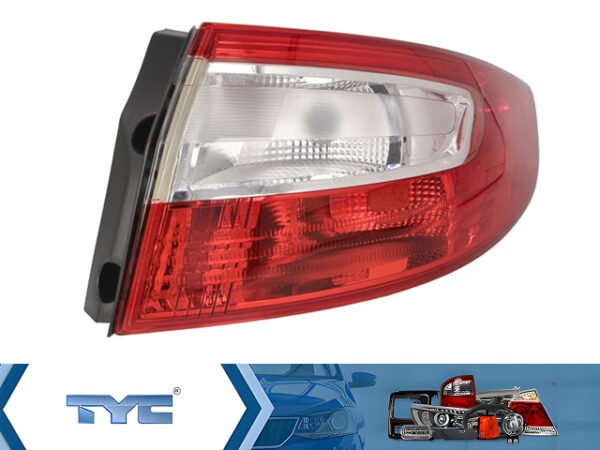 Фонарь задний правый  Renault  Fluence 2009-2023  наружный в крыло, СЕДАН  Тайвань (TYC)
