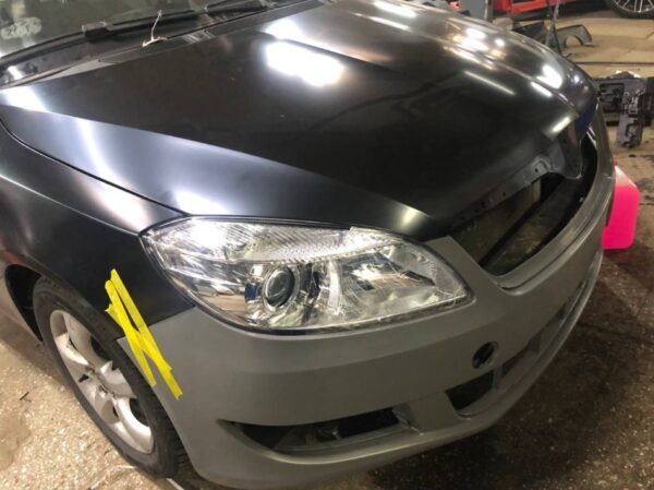 Фара правая  Skoda  Fabia 2007-2014  рестайлинг, линзованная  DEPO (Тайвань SH) — изображение 2