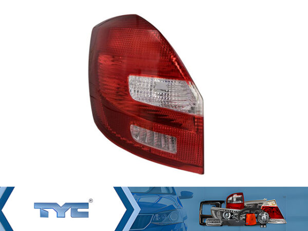 Фонарь задний левый  Skoda  Fabia 2007-2014  УНИВЕРСАЛ  Тайвань (TYC)