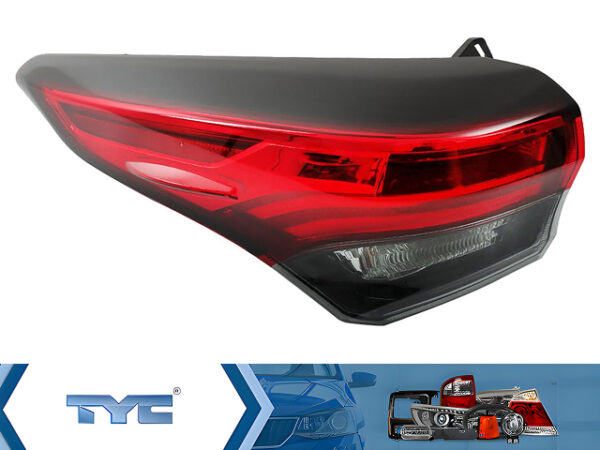 Фонарь задний левый  Ford  Kuga 2013-2019  рестайлинг, наружный в крыло, LED  Тайвань (TYC)