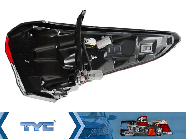 Фонарь задний левый  Ford  Kuga 2013-2019  рестайлинг, наружный в крыло, LED  Тайвань (TYC) — изображение 2